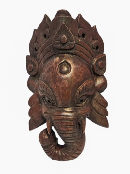 Colgante de Madera de Ganesh - Artesanía en Álamo