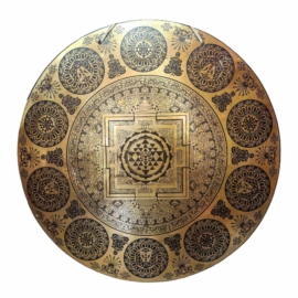 Gong de Bronce Tibetano Sagrado para la Meditación Consciente
