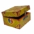Caja ritual de madera tibetana, hecha a mano de 9 cm