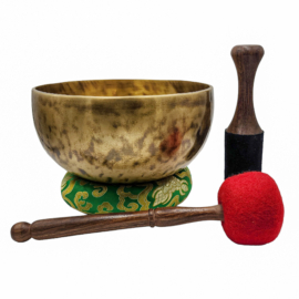 Siete cuencos de bronce cantores para la meditación