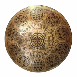 Gong de Viento de Bronce Sagrado para la Meditación Vajrayana