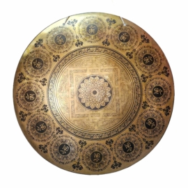 Gong de Viento de Bronce Tibetano - Mejora Tu Viaje de Meditación