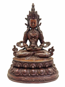 Statue en cuivre d'Aparimita - Émblème de la Longévité et de la Sagesse Spirituelle