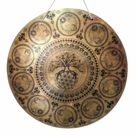 Gong de bronce sagrado para el despertar espiritual