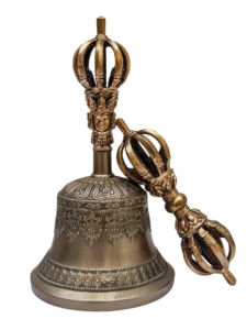 Bronze Vajra Dorje and Bell Set