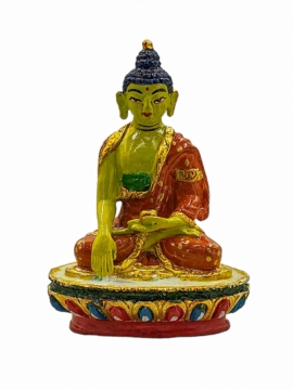 Shakyamuni Buddha Copper Miniature Statue - Enlightenment in Tradition