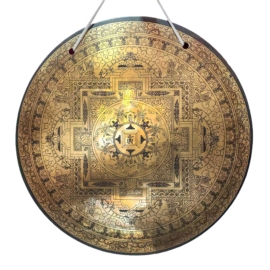 Gong de Viento de Bronce Vajrayana – Elevar la Atención Plena y la Claridad