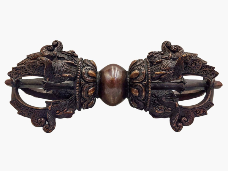 Dorje Vajra de Cobre con Acabado Antiguo