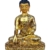 Shakyamuni Buddha Statue - Handmade Copper Sculpture with Gold-Plated Face