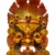 Fire Bhairava Wooden Mask - Mahakala Protection