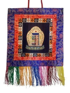 Tibetan Cochin Brocade Kalachakra Wall Hanging