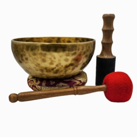 Siete cuencos de bronce cantores para la meditación