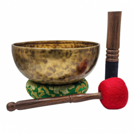 Jambati Singing Bowl Seven Bronze Metal 22 cm