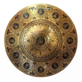 Gong de Viento Tibetano de Bronce Sagrado para la Meditación y el Ritual
