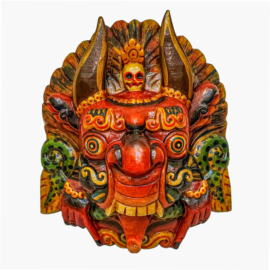 Máscara de Madera Cheppu - Hermano de Garuda