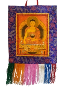Shakyamuni Buddha Cochin Brocade Wall Hanging