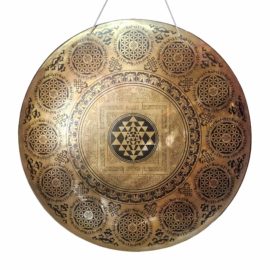 Gong de Viento de Bronce Sagrado para la Meditación Vajrayana