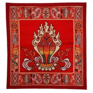 Cochin Brocade Tea Matt with Embroidered Kalas