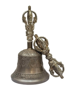 Pure Bronze Bell and Vajra Dorje Set