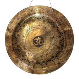 Gong de Viento de Bronce Sagrado del Vajrayana - Invocar Claridad y Presencia
