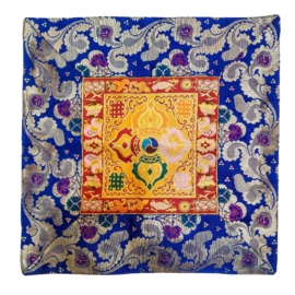 Cochin Brocade Table Cloth with Double Dorje