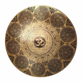 Gong de Viento Tibetano en Bronce para una Meditación Poderosa
