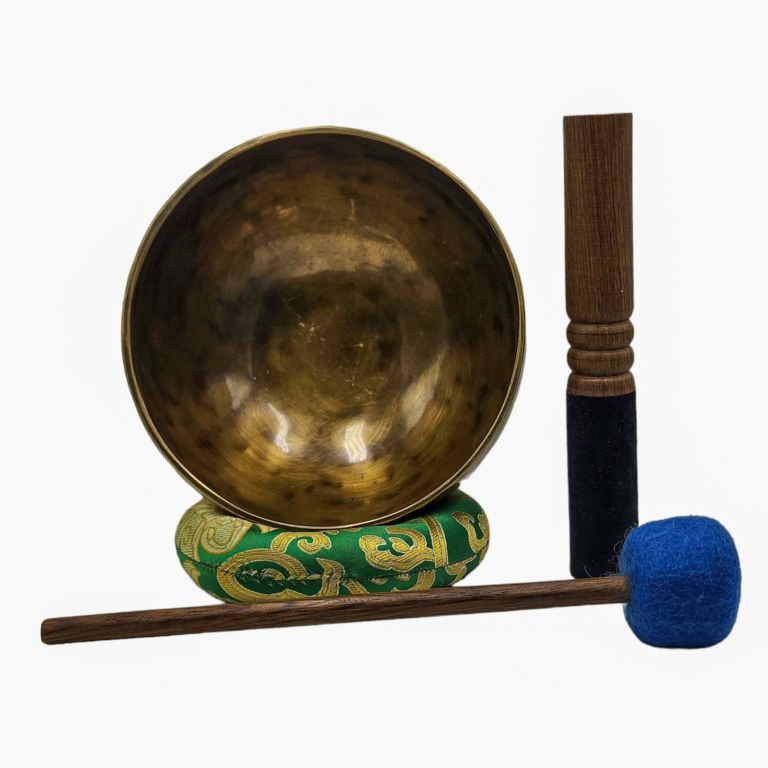 Bol de pleine lune en sept métaux bronzés