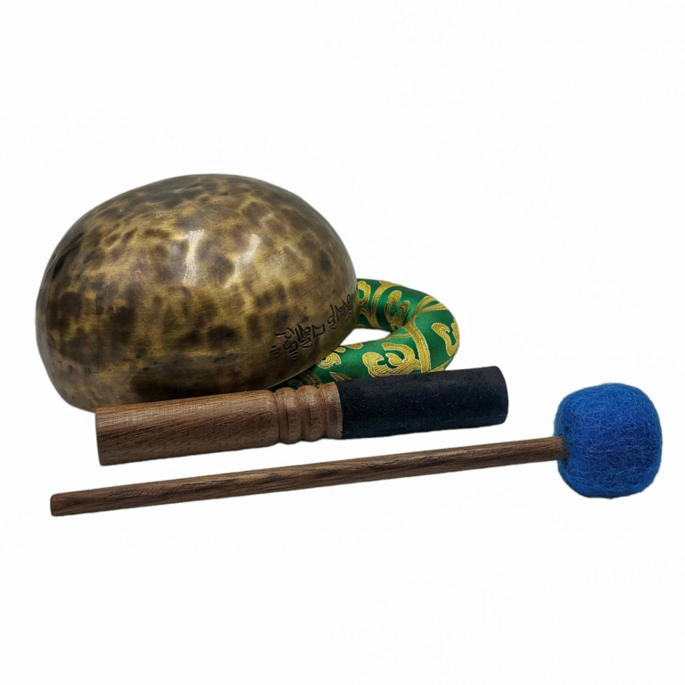 Bol de pleine lune en sept métaux bronzés