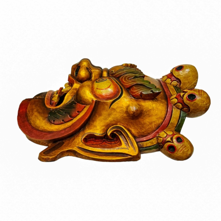 Mahakala Bhairav Mask in Poplar Wood