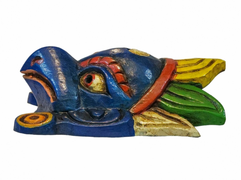 Garuda Wooden Mask - Poplar Wood Guardian