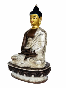 Statue en cuivre d&rsquo;Amitabha Bouddha – Compassion illimitée