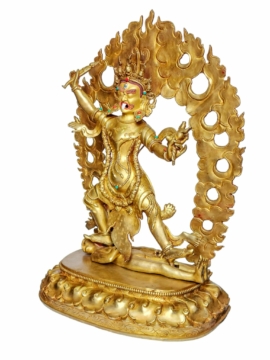 Ekajata Copper Statue &ndash; Wrathful Wisdom Protector