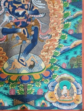 Peinture de la Yogini Nairatmya sur toile de coton