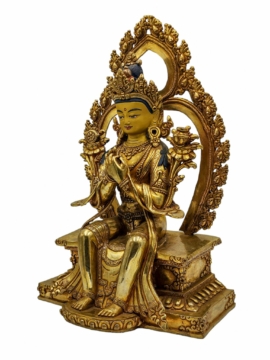 Statue de cuivre de Maitreya Bouddha – Étreindre l&rsquo;amour et la compassion