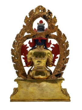 Statue de cuivre de Maitreya Bouddha – Étreindre l&rsquo;amour et la compassion