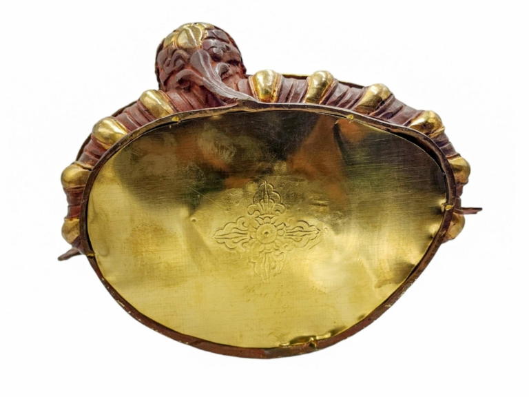Green Tara Copper Statue with Gold Plating