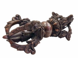 Copper Dorje Vajra with Antique Finishing