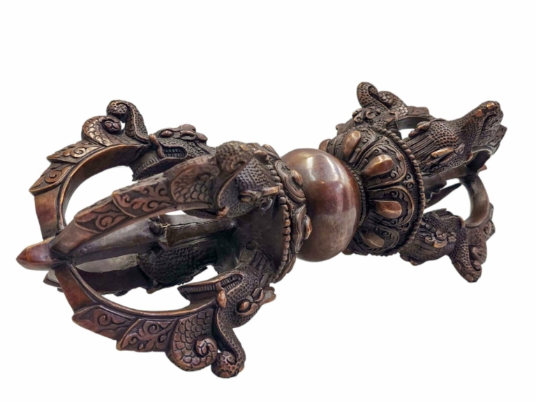 Dorje Vajra de Cobre con Acabado Antiguo