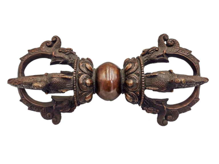 Dorje Vajra de Cobre con Acabado Antiguo