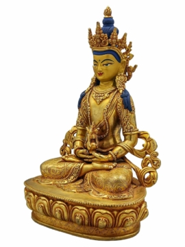 Statue en cuivre d&rsquo;Aparimita – Incarnation de la longévité et de la sagesse