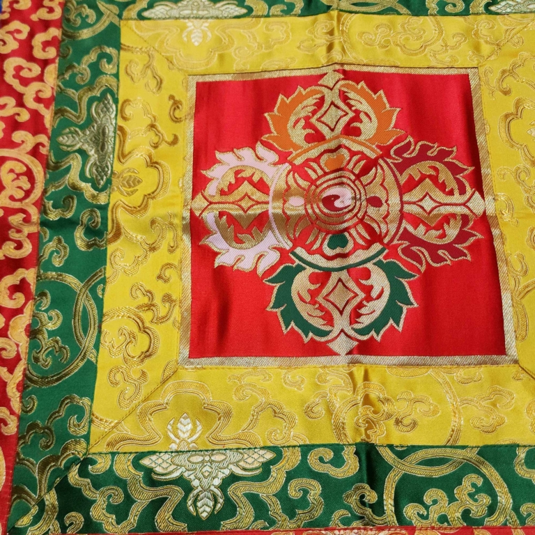 Cochin Brocade Wall Hanging with Double Dorje
