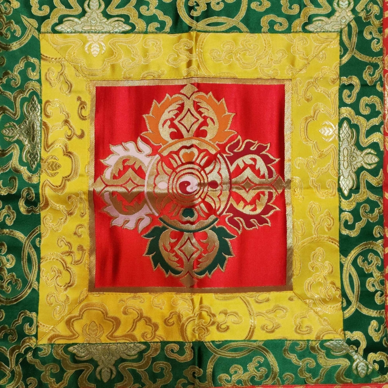 Cochin Brocade Wall Hanging with Double Dorje