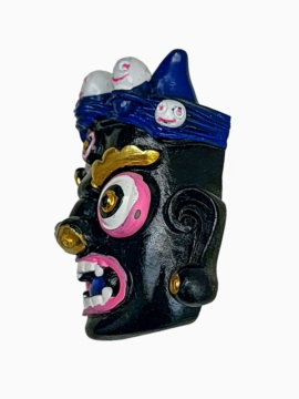 Aimant Bhairav – Symbole Gardien de Shiva en Métal