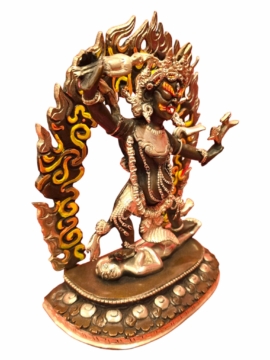 Ekajata Copper Statue &ndash; Fierce Protector of Wisdom, 20 cm