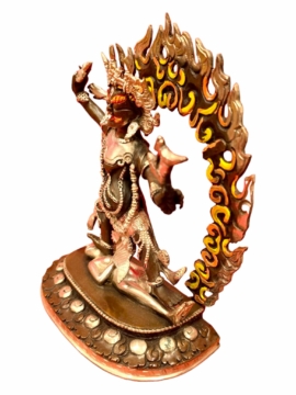 Ekajata Copper Statue &ndash; Fierce Protector of Wisdom, 20 cm