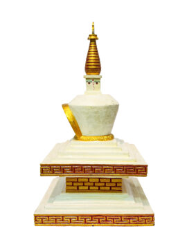 Stupa en Bois de Buddha Vairochana