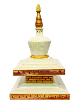 Stupa en Bois de Buddha Vairochana