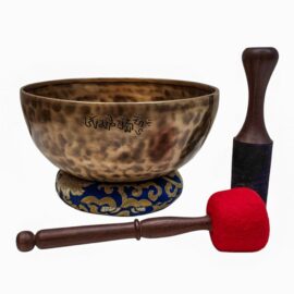Seven Bronze Full Moon Bowl for Meditation
