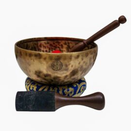 Hand-Carved Full Moon Bowl in Seven Bronze