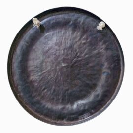 Gong en bronze divin avec gravures de mandala pour les pratiques sacrées du Vajrayana